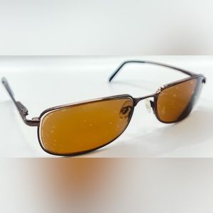 Oceano Bronze Oval Sunglasses Frames Only